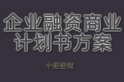 企业融资商业计划书方案整体思路和操作说明